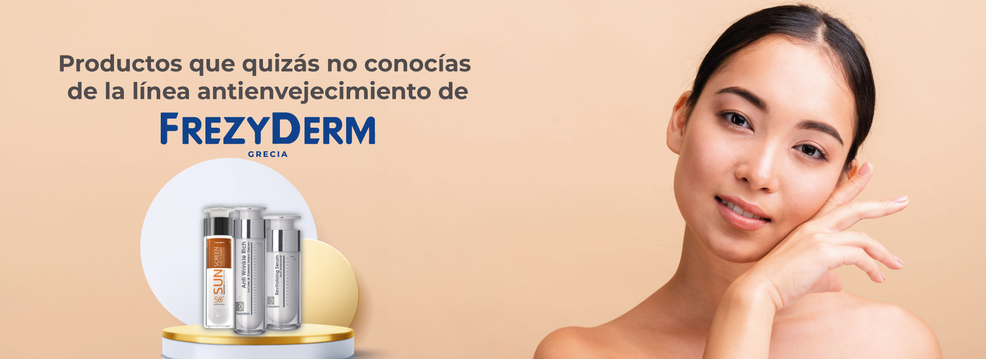 Productos que quizás no conocías de la línea antienvejecimiento de FrezyDerm